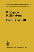 Cover: Finite Groups III - Springer
