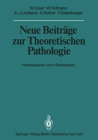 Enlarge image Cover: Neue Beiträge zur Theoretischen Pathologie - Springer
