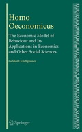 Cover: Homo Oeconomicus - Springer