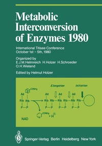 Enlarge image Cover: Metabolic Interconversion of Enzymes 1980 - Springer