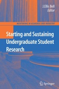 Cover: Starting and Sustaining Undergraduate Student Research - Springer