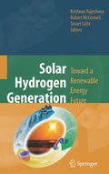 Cover: Solar Hydrogen Generation - Springer