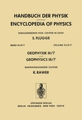 Cover: Geophysik III / Geophysics III - Springer