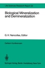Cover: Biological Mineralization and Demineralization - Springer