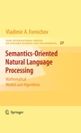 Cover: Semantics-Oriented Natural Language Processing - Springer