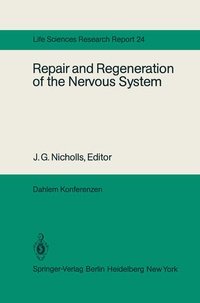 Enlarge image Cover: Repair and Regeneration of the Nervous System - Springer