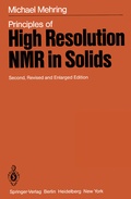 Cover: Principles of High Resolution NMR in Solids - Springer