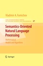 Cover: Semantics-Oriented Natural Language Processing - Springer