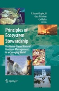Cover: Principles of Ecosystem Stewardship - Springer