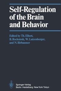 Enlarge image Cover: Self-Regulation of the Brain and Behavior - Springer