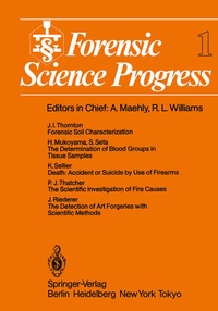 Enlarge image Cover: Forensic Science Progress - Springer