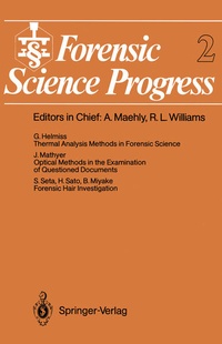 Enlarge image Cover: Forensic Science Progress - Springer