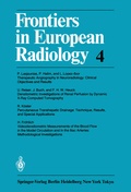 Cover: Frontiers in European Radiology - Springer