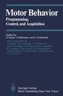 Cover: Motor Behavior - Springer