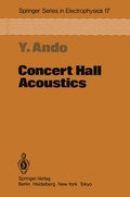 Cover: Concert Hall Acoustics - Springer