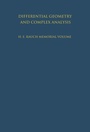 Cover: Differential Geometry and Complex Analysis - Springer