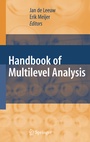 Cover: Handbook of Multilevel Analysis - Springer