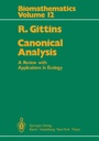Cover: Canonical Analysis - Springer