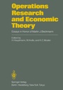 Cover: Operations Research and Economic Theory - Springer