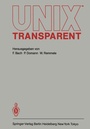 Cover: UNIX transparent - Springer