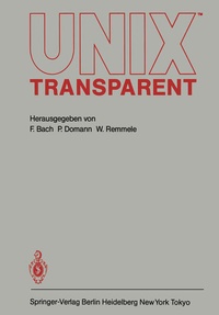 Enlarge image Cover: UNIX transparent - Springer