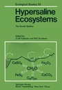 Cover: Hypersaline Ecosystems - Springer