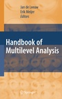 Cover: Handbook of Multilevel Analysis - Springer