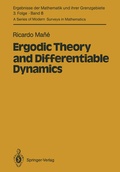 Cover: Ergodic Theory and Differentiable Dynamics - Springer