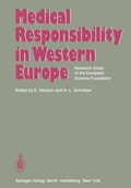 Cover: Medical Responsibility in Western Europe - Springer