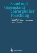 Cover: Stand und Gegenstand chirurgischer Forschung - Springer