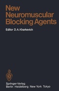 Cover: New Neuromuscular Blocking Agents - Springer