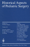 Cover: Historical Aspects of Pediatric Surgery - Springer