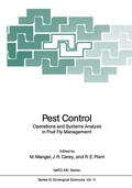 Cover: Pest Control: Operations and Systems Analysis in Fruit Fly Management - Springer