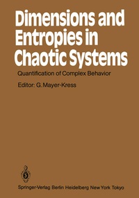Enlarge image Cover: Dimensions and Entropies in Chaotic Systems - Springer