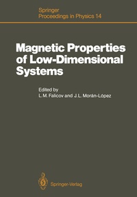 Abbildung von: Magnetic Properties of Low-Dimensional Systems - Springer