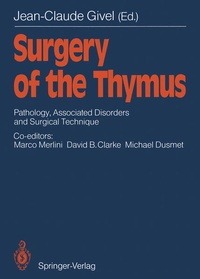 Enlarge image Cover: Surgery of the Thymus - Springer