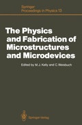 Cover: The Physics and Fabrication of Microstructures and Microdevices - Springer