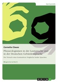 Cover: Phraseologismen in der Lautsprache und in der Deutschen Geb&auml;rdensprache - GRIN Verlag