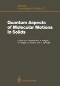 Cover: Quantum Aspects of Molecular Motions in Solids - Springer