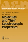Cover: Molecules and Their Spectroscopic Properties - Springer