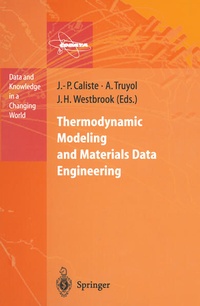 Enlarge image Cover: Thermodynamic Modeling and Materials Data Engineering - Springer