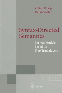 Enlarge image Cover: Syntax-Directed Semantics - Springer