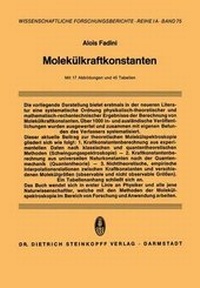 Enlarge image Cover: Molekulkraftkonstanten - Steinkopff