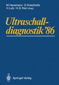 Cover: Ultraschalldiagnostik '86 - Springer