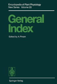Enlarge image Cover: General Index - Springer