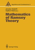 Cover: Mathematics of Ramsey Theory - Springer