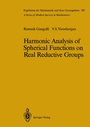 Cover: Harmonic Analysis of Spherical Functions on Real Reductive Groups - Springer