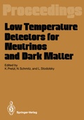 Cover: Low Temperature Detectors for Neutrinos and Dark Matter - Springer
