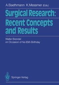 Cover: Surgical Research: Recent Concepts and Results - Springer
