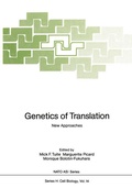 Cover: Genetics of Translation - Springer